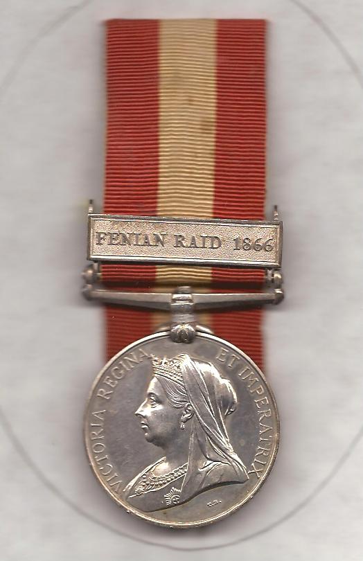 This Fenian raid medal of 1866