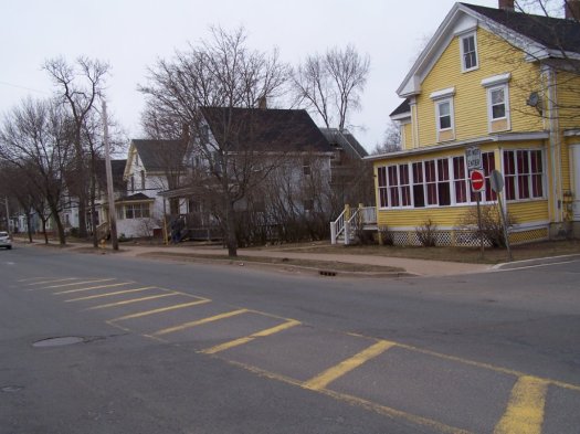 William Redden built these houses on east Main Street around the time Kentville was incorporated