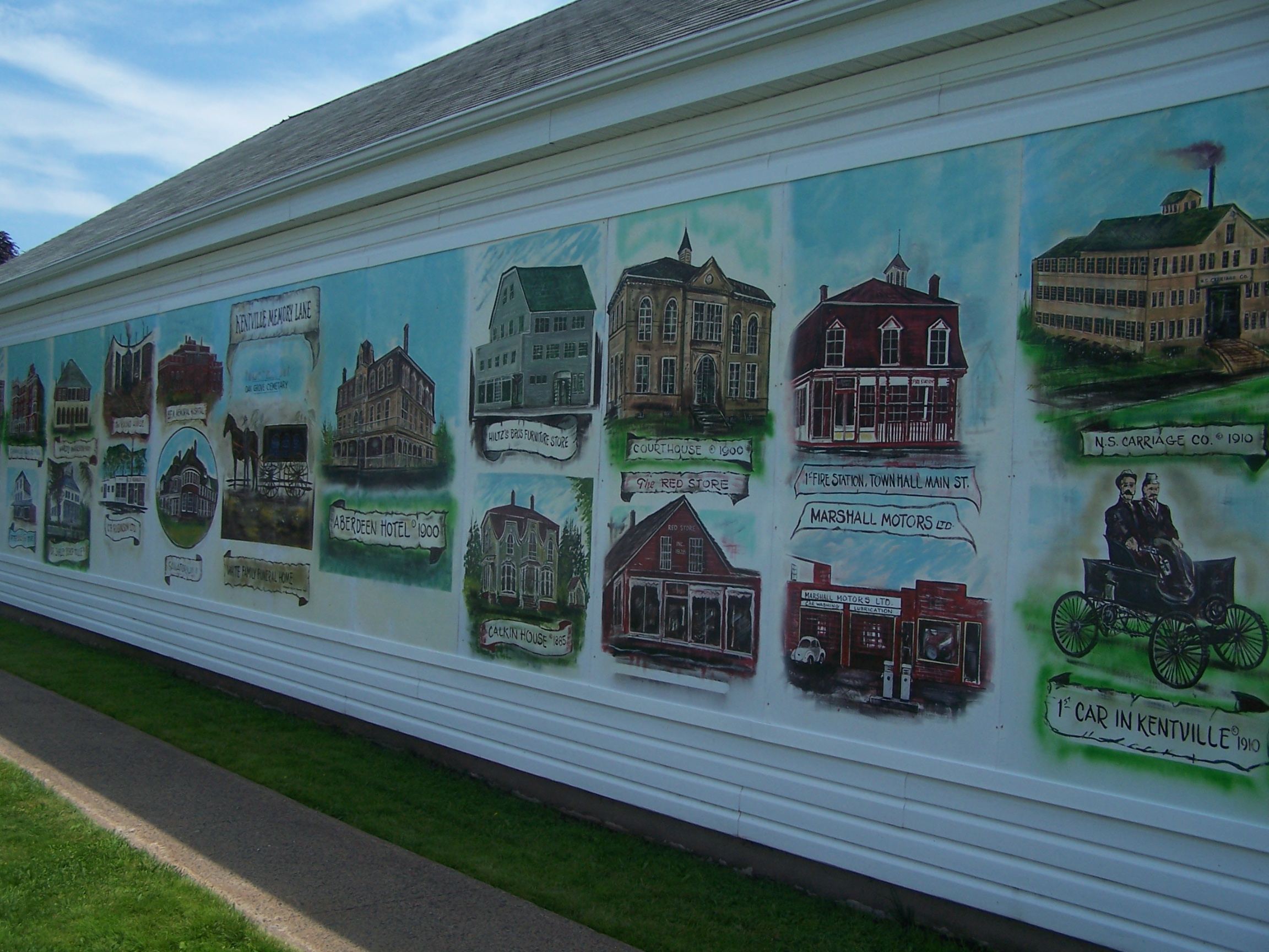NEW MURAL RECORDS HISTORIC KENTVILLE (August 7/17) – Ed Coleman